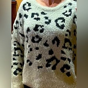 Leopard boutique sweater